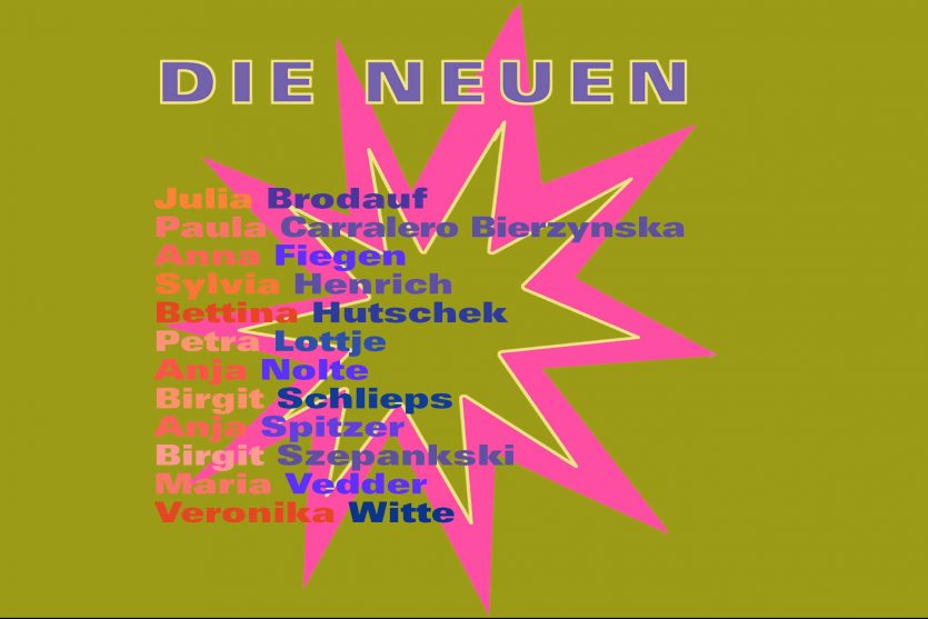 Die 12 Neuen im Verein der Berliner Künstlerinnen 1867
