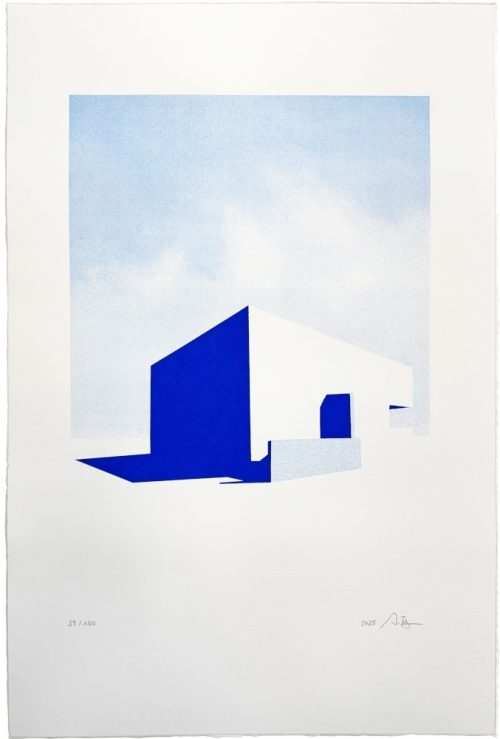 o. T. (Februar), 2025, Siebdruck auf Hahnemühle-Bütten, 60 x 40 cm, Auflage 150 + 5apFoto: Anna Fiegen, © Anna Fiegen / VG Bild-Kunst