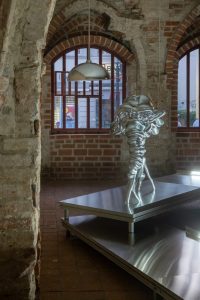 Liquid Identity No. IV, Skulptur 2024-26,Annunciation 3 von 23, Soundskulptur 2026, VGBild, Foto Michael Zeeh